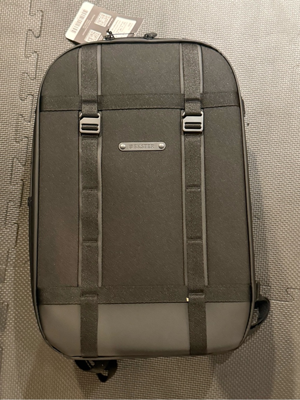 Black Men's Backpack – Minimalist Everyday Carry